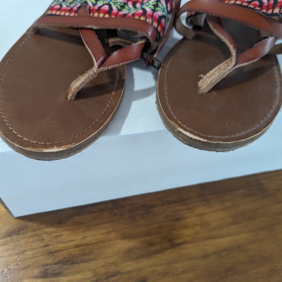 Faux Leather Sandals - Picture 3 of 5